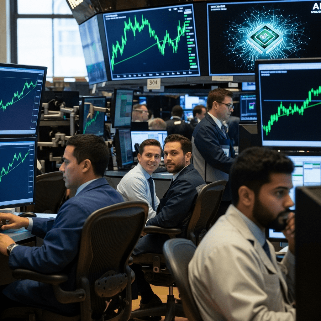 Wall Street Rallies on AI Boom, Rate Cut Expectations